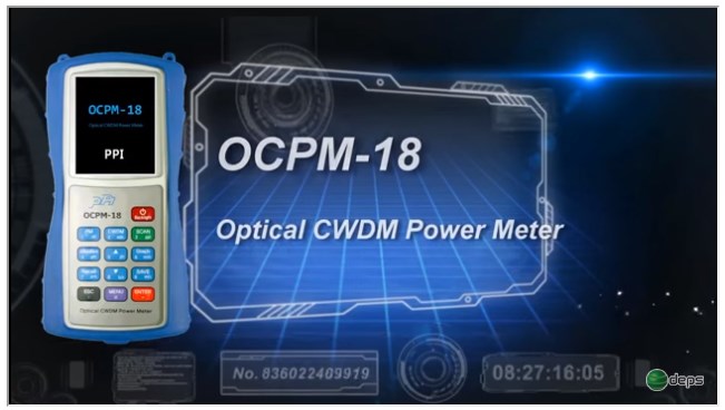 Відеоогляд вимірювача оптичної потужності PPI-OCPM-18