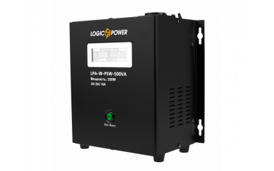 ДБЖ LogicPower LPA-W-PSW-500VA  (350 Вт, ток заряду 5A/10A, зовнішня батарея 12В) - зображення 5