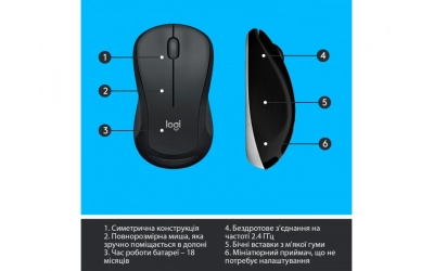 Бездротовий комплект Logitech Signature MK650 Combo for Business - зображення 9