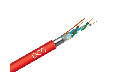 Сигнальний кабель DCG Fire Alarm Cable J-Y(St)Y 2x2x0.80mm BC F - зображення 1