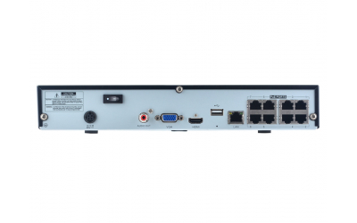 Видеорегистратор Tyto N1L-08P NVR [8 кан POE/запись до 8МП, вх.поток: 76Мб/c, 1xHDD до 8ТБ, HDMI 4K]