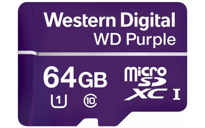 Карта памяти Western Digital серии Purple MICRO SDXC 64GB UHS-I - изображение 1