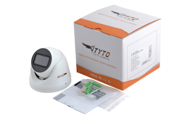 5МП купольна мультиформатна камера Tyto HDC 5D28-M1-30 (1/2.7” CMOS | 2.8мм F 1.6 | 3 x ARRAY LED | DIP-switch) - зображення 2