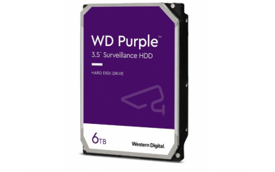 Жесткий диск внутренний WD 3.5" SATA III 6TB 256MB Purple Surveillance (WD63PURZ)