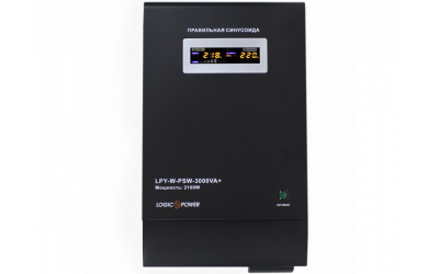 ИБП LogicPower LPY-W-PSW-3000VA+ (2100 Вт, ток заряда 10A/15A, внешняя батарея 48В) - изображение 2
