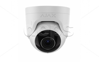 Дротові охоронні IP-камери Ajax TurretCam white - зображення 1