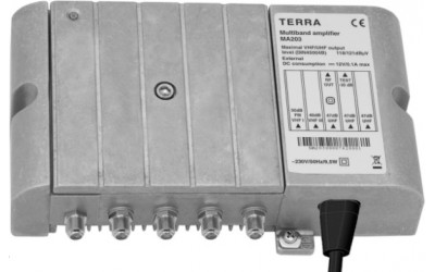 Багатовходові підсилювачі великої потужності TERRA MA201, MA202, MA203 - зображення 1