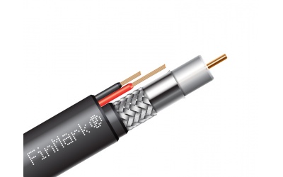 Абонентський коаксіальний кабель FinMark F690BV-2x0.75 POWER РVС з додатковими струмоведучими провідниками - зображення 1
