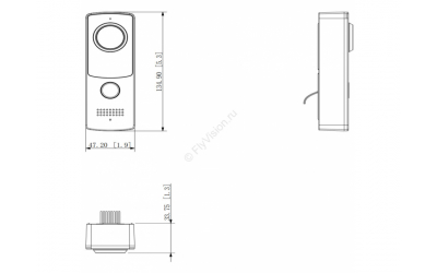 Комплект домофон и вызывная панель Dahua DHI-VTK-VTO2010D/VTH2020DW - изображение 3