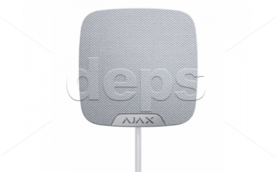 Дротова кімнатна сирена Ajax HomeSiren Fibra (white) - зображення 1