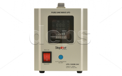 ДБЖ Step4Net UPS-1050W-24V (1050 Вт, зовнішня батарея 24В, ток заряду 10A/15A) - зображення 2