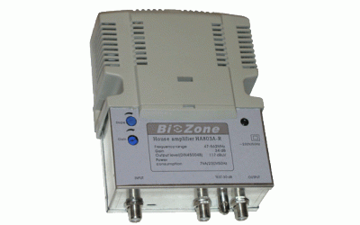 Широкосмуговий домовий підсилювач Bi-Zone HA803A(B)-R - зображення 1