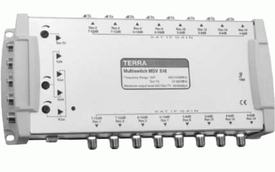 Мультисвичи с дистанционным питанием TERRA MSV504, MSV508, MSV512, MSV516 - изображение 0