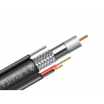 Абонентский коаксиальный кабель FinMark F690BVMcu-2x0.75 POWER с дополнительными токоведущими проводниками