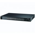24-портовый коммутатор L3+ Fast Ethernet с 4 портами Gigabit Ethernet ZyXEL ES-4124