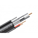 Абонентский коаксиальный кабель FinMark F5967BVMcu-2x0.75 POWER с дополнительными токоведущими проводниками