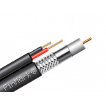 Абонентський коаксіальний кабель  FinMark F5967BV-2x0.75 POWER з додатковими струмоведучими провідниками