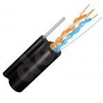 Ethernet cable FinMark UTP 2P 24AWG outdoor,self-supporting 500 m