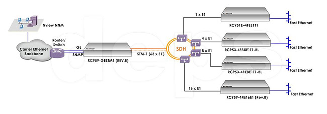 Гігабітний Ethernet-шлюз Raisecom RC959-GESTM1 (Rev.B)