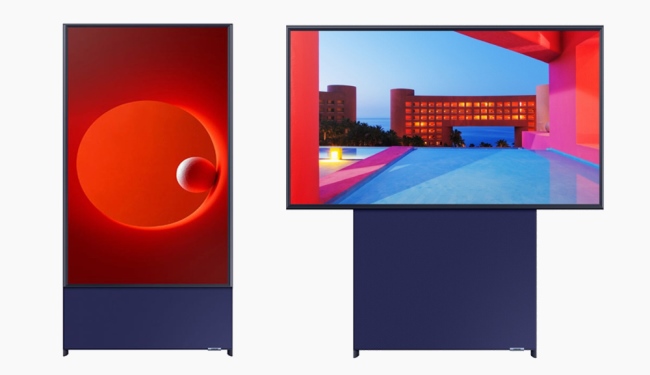 Samsung показав телевізор з вертикальним екраном