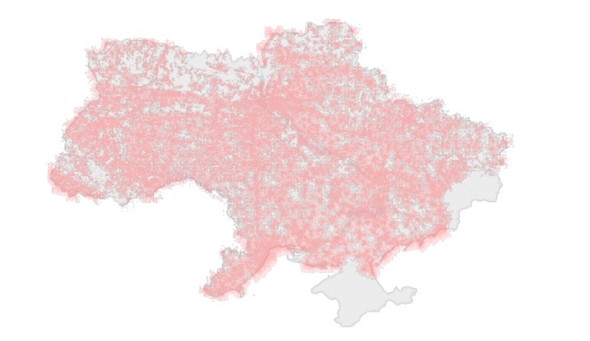 В Україні створили онлайн-карту покриття мобільним зв'язком