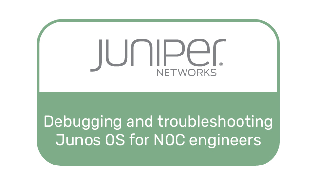 Налагодження та усунення несправностей в ОС Junos для інженерів NOC