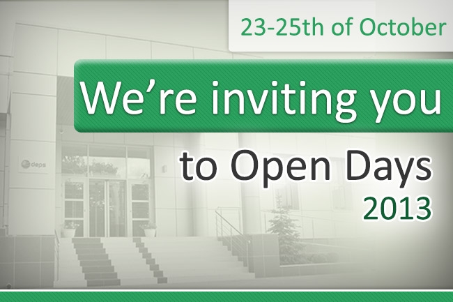 Welcome to Open Days!