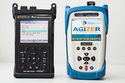 Порівняння рефлектометрів Agizer OPX-350 і AFL (FOD) OFL 280